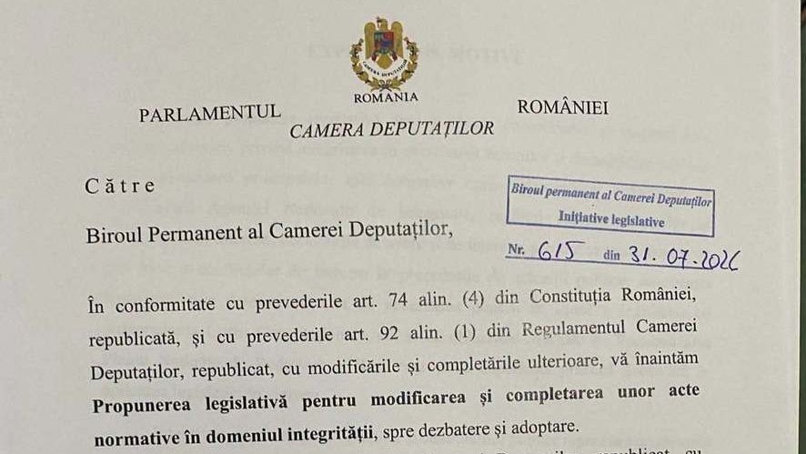 Legea ANI redepusă la Parlament. Mircea Abrudean Este un proiect pro-transparenţă şi care respectă Constituţia