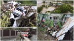Inundațiile au făcut ravagii în România. DSU 61 de localităţi din 20 de judeţe afectate de vremea rea