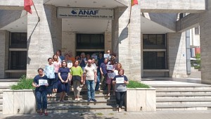 Sindicaliștii din finanțe publice ies miercuri după-amiază în stradă Proteste în fața sediului ANAF și al DGAF