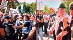 Scandal la protestul oierilor Îmbrânceli între jandarmi și protestatari în Piața Presei Libere. S-au folosit gaze lacrimogene VIDEO