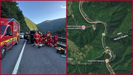 CNAIR noi precizări după tragedia de pe Valea Oltului unde un bărbat a murit după ce maşina în care se afla a fost strivită de un bolovan căzut de pe versant
