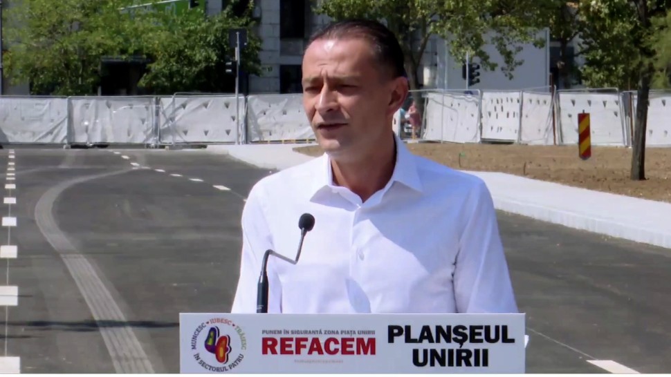 Circulația prin Piața Unirii redeschisă marți anunță primarul Daniel Băluță Mai devreme decât estimam inițial. Când ar urma să fie gata întregul proiect Video