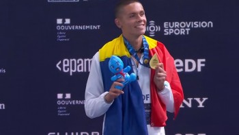 David Popovici e din nou regele Europei cu un record european A câștigat finala de 100 m la Campionatul European de la Paris Am fost foarte aproape de recordul mondial Update Video