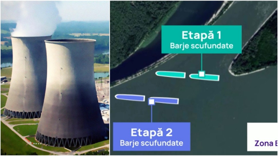 Operațiune de succes pe Dunăre. Nivelul fluviului a crescut la Centrala de la Cernavodă