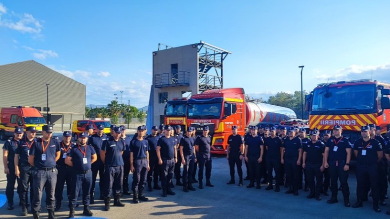 România trimite un nou contingent de pompieri în Grecia
