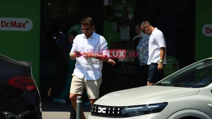 Adrian Mutu, primele imagini după moartea tatălui său. Briliantul, un mic drum la farmacie 