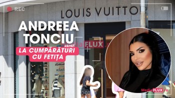 Andreea Tonciu își invață fetița cu luxul de mică Vizită la Louis Vuitton și la terasă într-o zi caldă de vară | Foto și Video Paparazzi