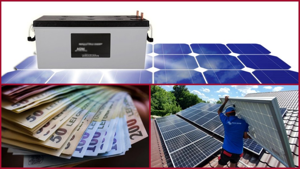 Program pentru finanțarea bateriilor pentru sistemele fotovoltaice ale persoanelor fizice. Se dau 15.000 de lei pentru prosumatori