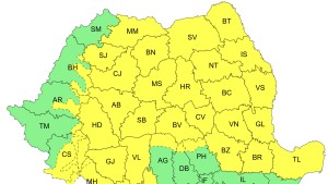 Cod galben ANM de caniculă în București și zona de sud a țării În rest vremea schimbă foaia și vin vijeliile și vântul puternic | Hartă