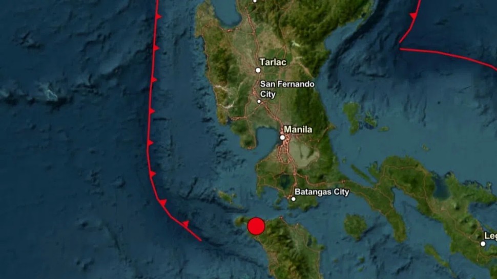 Cutremur  de 58 în largul coastei de vest din Filipine. Seismul de mică adâncime resimţit în capitala Manila