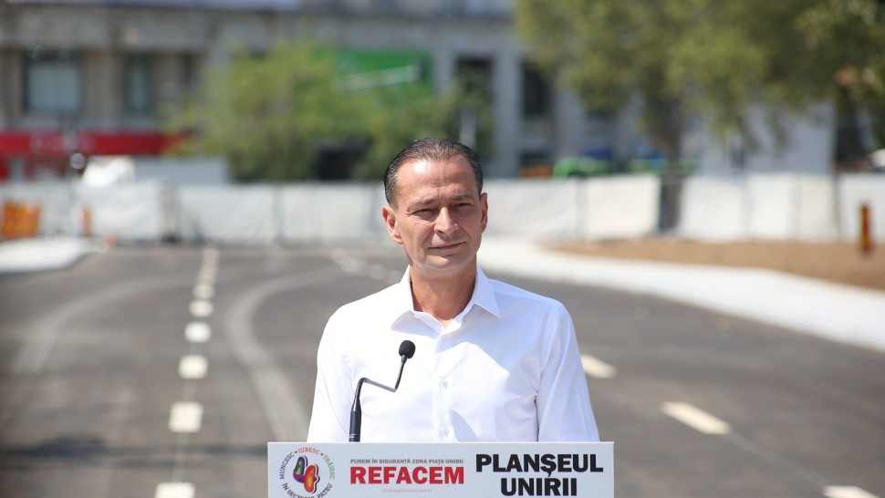Circulația prin Piața Unirii redeschisă marți anunță primarul Daniel Băluță Mai devreme decât estimam inițial. Când ar urma să fie gata întregul proiect Video