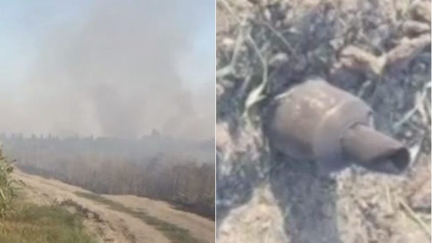 O altă dronă s-a prăbușit și a explodat în sudul Republicii Moldova. Incendiu de vegetație într-un câmp fără victime