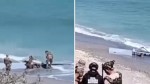 Nouă alertă în România. Toată plaja Olimp a fost închisă după ce a fost descoperită o dronă. Nu se știe dacă este încărcată cu explozibil