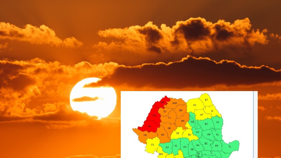 Prognoza meteo 2-3 august. Canicula topește România. Zonele afectate de Cod Roșu de temperaturi extreme