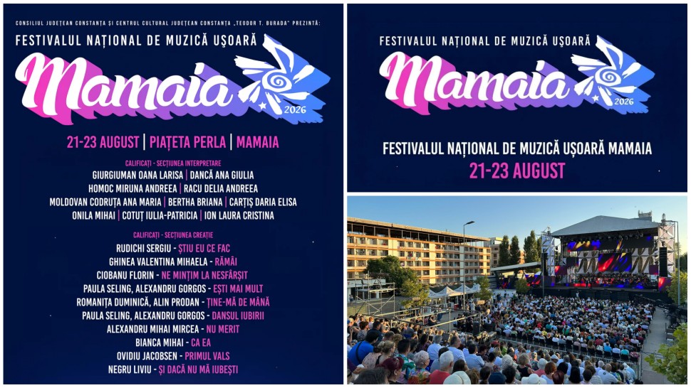 Festivalul Mamaia parte importantă a identităţii culturale a României revine la Malul Mării. Cum se pot cumpăra biletele