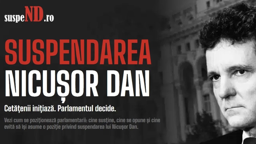 AUR a lansat platforma pentru suspendarea lui Nicușor Dan Inițiativa are la bază încălcări repetate ale obligațiilor constituționale ale președintelui