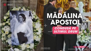 Înmormântarea Mădălinei Apostol. Iubita lui Nick Rădoi condusă pe ultimul drum. Mama sa a leșinat la cimitir | Foto și Video Exclusiv