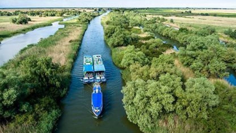 Fragment de dronă aeriană cu încărcătură explozivă lângă brațul Sulina. Obiectul a fost neutralizat