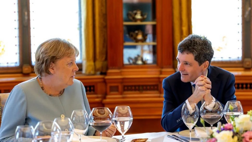 Angela Merkel primită la Palatul Cotroceni. Ce l-a sfătuit fostul cancelar al Germaniei pe Nicușor Dan