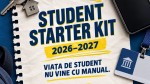 Broșură cu informații utile pentru viața de student. Ghidul a fost lansat de Ministerul de Interne