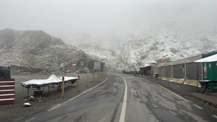 Ninsoare pe Transfăgărășan Foto: DRDP Brașov