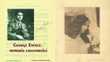 Scrisoarea de dragoste trimisă de George Enescu către Maria Cantacuzino. Amândoi sunt îngropaţi în acelaşi cimitir din Paris Foto