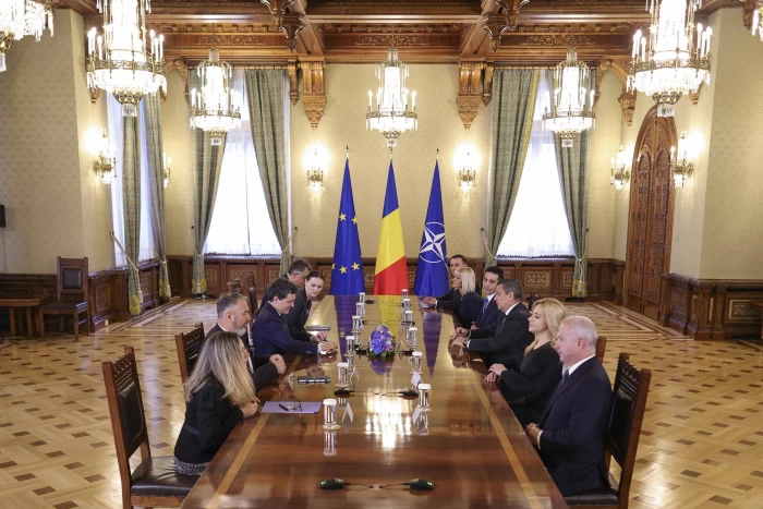Consultări cu partidele și formațiunile politice parlamentare în vederea desemnării candidatului la funcția de prim-ministru, la Palatul Cotroceni, Bucuresti, 17 septembrie 2026 sursă foto: Inquam Photos / Octav Ganea