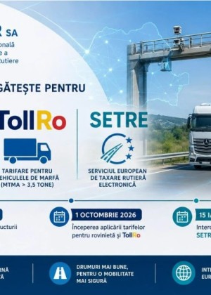 Sistemul TollRo pentru șoferi ar putea fi amânat. CNAIR avertizează că vor fi date amenzi