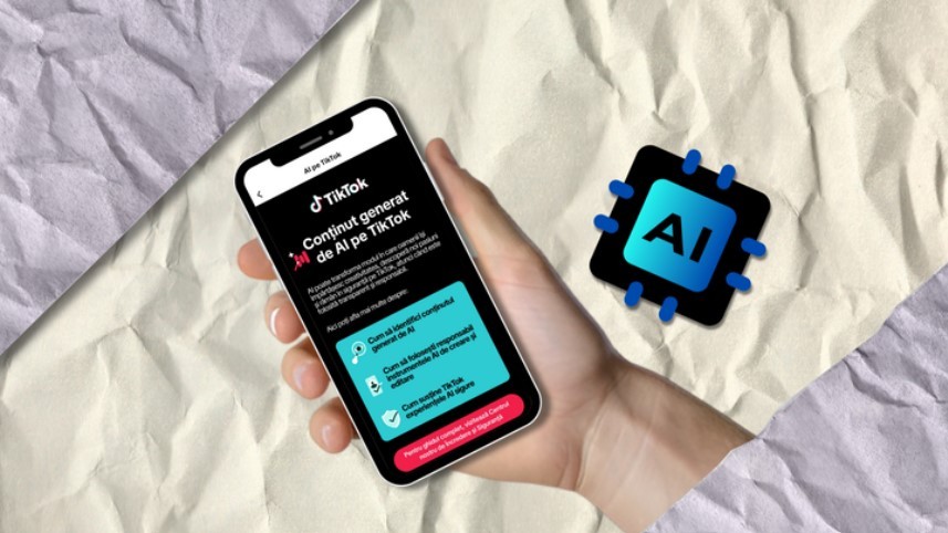 TikTok lansează un nou instrument în România. Cum funcționează AI Literacy Hub