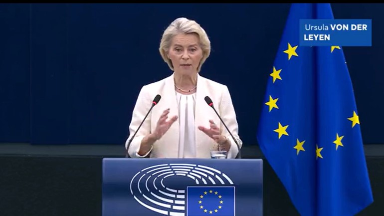 Ursula von der Leyen prezintă în Parlamentul European discursul despre Starea Uniunii. Temele atinse de șefa CE | Live Video