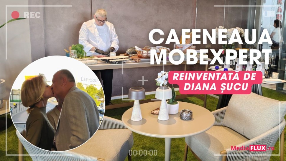 Diana Șucu a reinventat celebrul spațiu al Cafenelei Mobexpert din Băneasa Am încercat să facem un spațiu mai elegant confortabil și primitor | Foto și Video