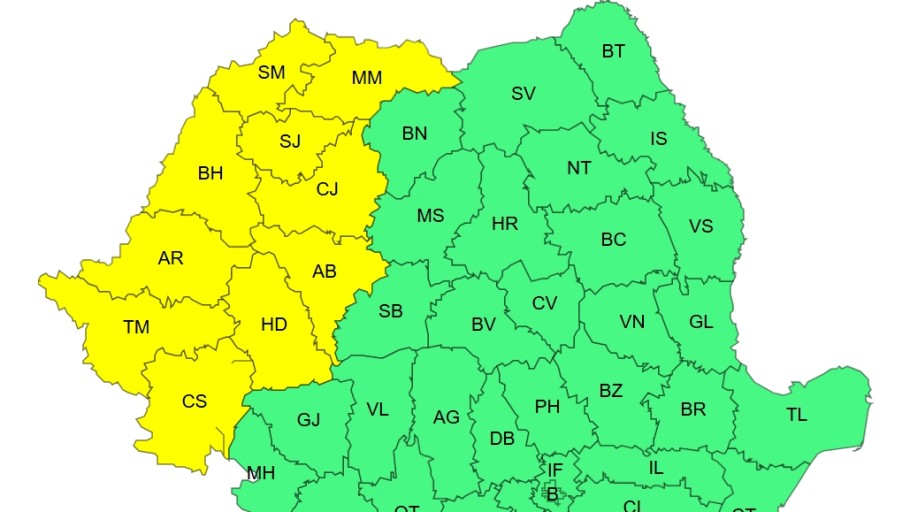 Alertă meteo ANM de caniculă în vestul țării miercuri. Temperaturi de până la 35 de grade. Cum va fi vremea în București | Hartă