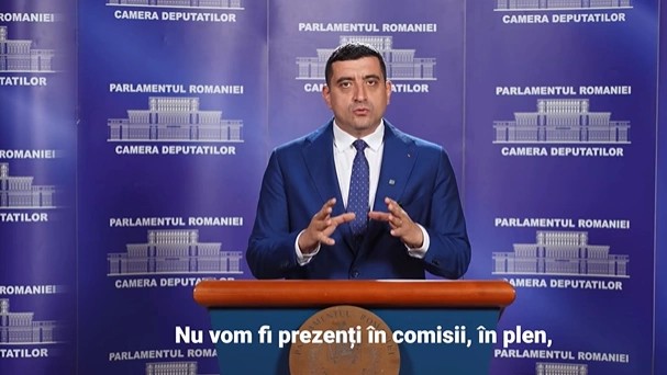 George Simion anunță că AUR nu va fi prezent în comisii și la votul din plen Nu vom vota un guvern Siegfried Mureșan sau cel care urmează după aceea Nazare