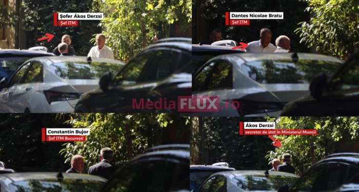 Dantes Nicolae Bratu întâlnire de taină cu Ákos Derzsi - secretar de stat în Ministerul Muncii și Constantin Bujor, șeful ITM București