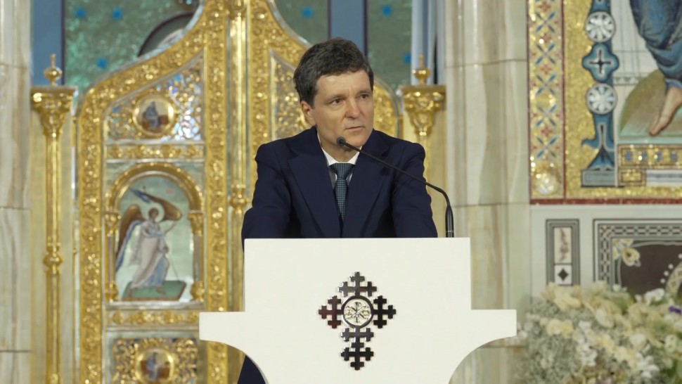 Nicușor Dan discurs la Catedrala Națională Spațiul public este dominat de defetiști și demagogi. Pare că nu mai avem răbdare să îl ascultăm pe celălalt | Video