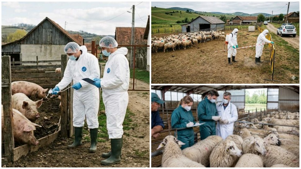 Focarele de variolă se extind în România. DSVSA confirmă uciderea a încă 600 de animale