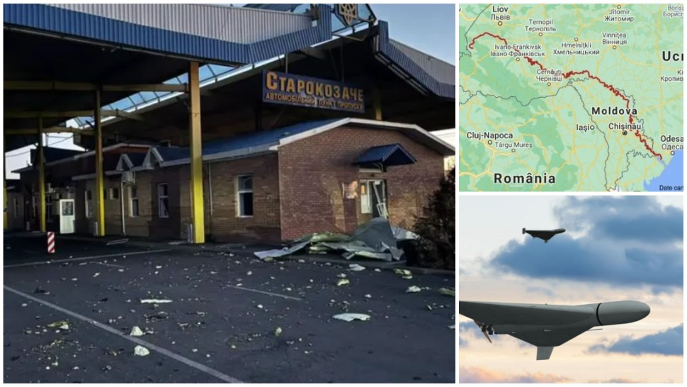 Atac masiv cu drone la punctul de frontierei dintre Moldova și Ucraina. Două persoane au murit iar alte două au fost rănite | Video