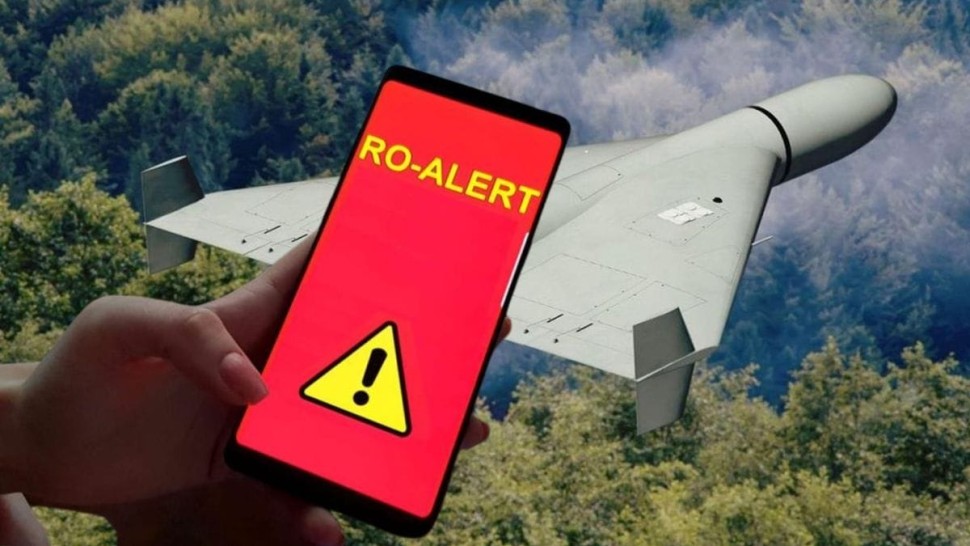Alertă de drone în Iași Vaslui Suceava Botoșani și Neamț Mesaj RO-Alert privind posibilitatea căderii unor obiecte din spațiul aerian Update
