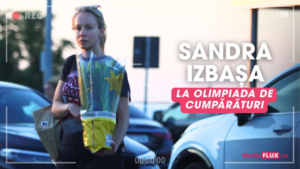 Sandra Izbașa la olimpiada de cumpărături Marea campioană își face singură o bucurie și își cumpără o floare | Foto și Video Paparazzi