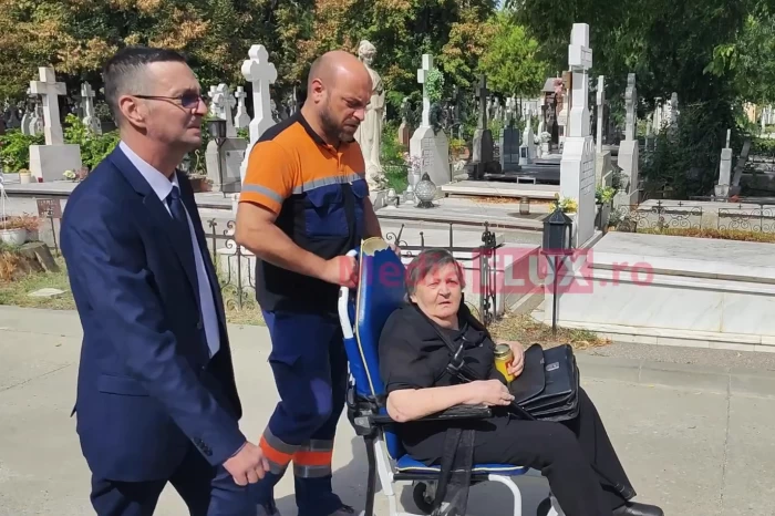 Cătălina, sora Ancăi Pandrea, a ajuns la cimitir