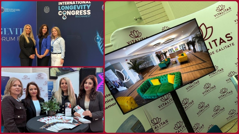 Echipa Vitalitas a dezvăluit formula îmbătrânirii active la Longevity Expo Forum Fest 2026 cum arată cel mai avansat model de îngrijire pentru seniori din Europa