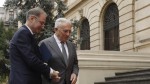 Premierul Niculescu întâlnire la BNR cu guvernatorul Mugur Isărescu L-am informat pe Guvernator asupra priorităților guvernului meu