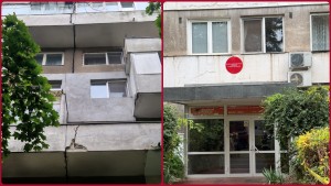 Bloc din Drumul Taberei crăpat de la etajul 5 până la etajul 8 ISU intervine de urgență la evacuarea locatarilor