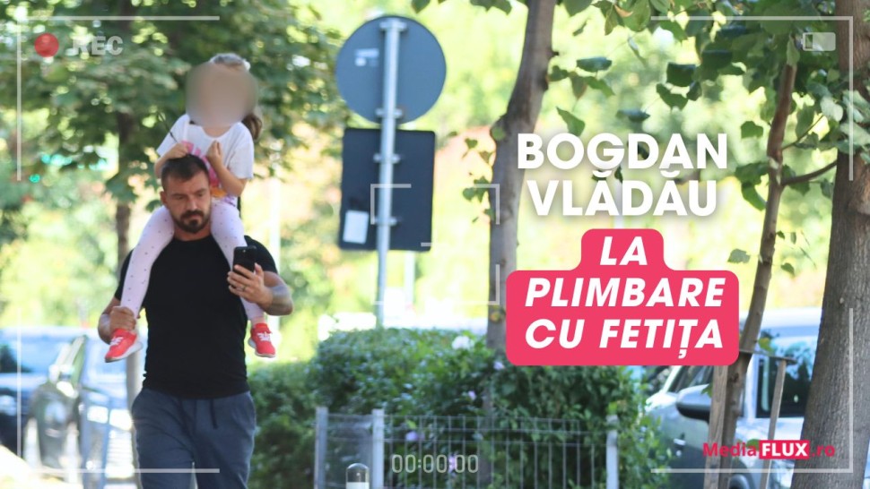 Bogdan Vlădău un model de tată. Ipostaze tandre alături de fetița lui Katia Foto Paparazzi