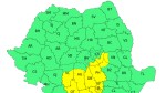Cod galben ANM în România Ploi puternice și lapoviță și ninsoare la munte. Vremea va deveni mai rece decât în mod normal | Hartă