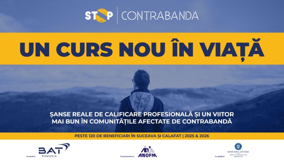 Programul ANOFM - BAT România continuă să genereze oportunități de angajare în comunitățile afectate de contrabandă