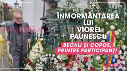Update Primele declarații. Înmormântarea lui Viorel Păunescu la Cimitirul Bellu. Gigi Becali George Copos verii Becali Victor Pițurcă și Marius Lăcătuș printre participanți Foto și Video