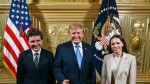 Nicușor Dan fotografie la New York alături de Donald Trump. Recepție pentru Adunarea Generală ONU Ambiția noastră este clară să colaborăm cu Președintele Trump