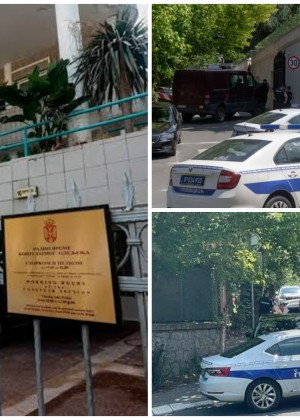 Nivelul de alertă teroristă din Serbia ridicat la maximum după ce un jandarm a fost atacat în faţa ambasadei Israelului şi agresorul ucis