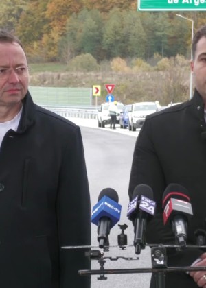 Ministrul Transporturilor Ștefan Ovidiu Popa a dat vestea cea mare Lotul 4 al autostrăzii Sibiu-Pitești va fi dat în circulaţie luna viitoare